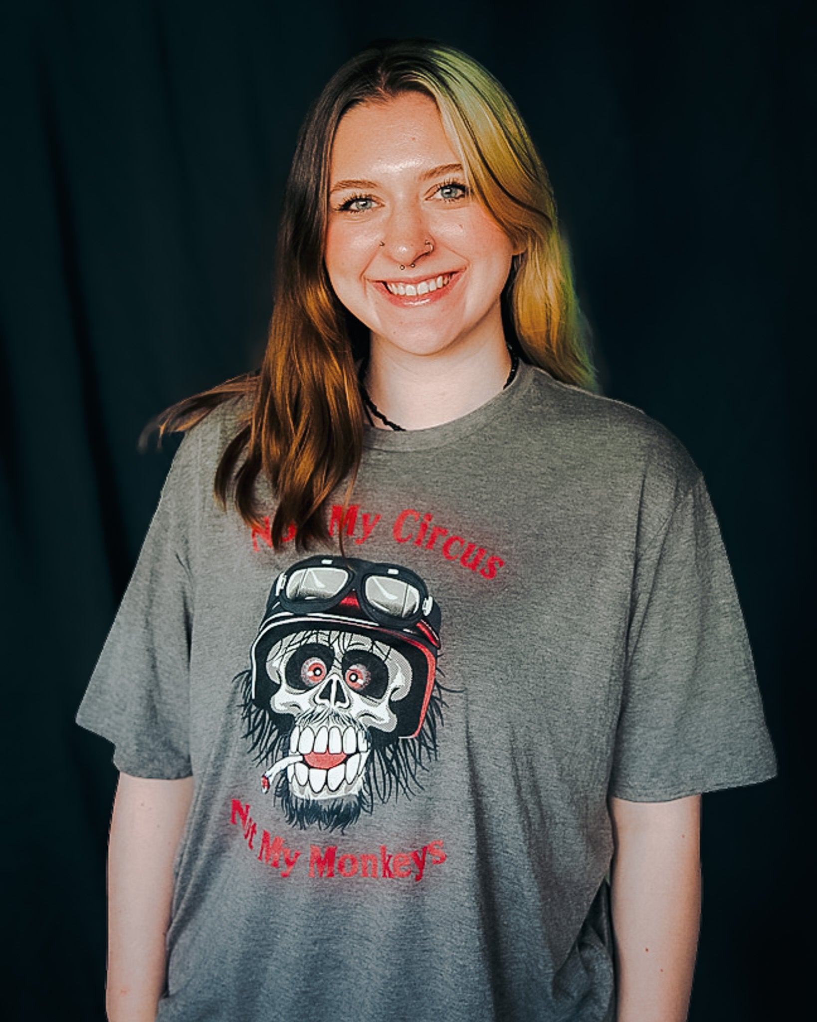 D.O.A. "Not My Circus" Premium Tri-Blend Tee – Charcoal