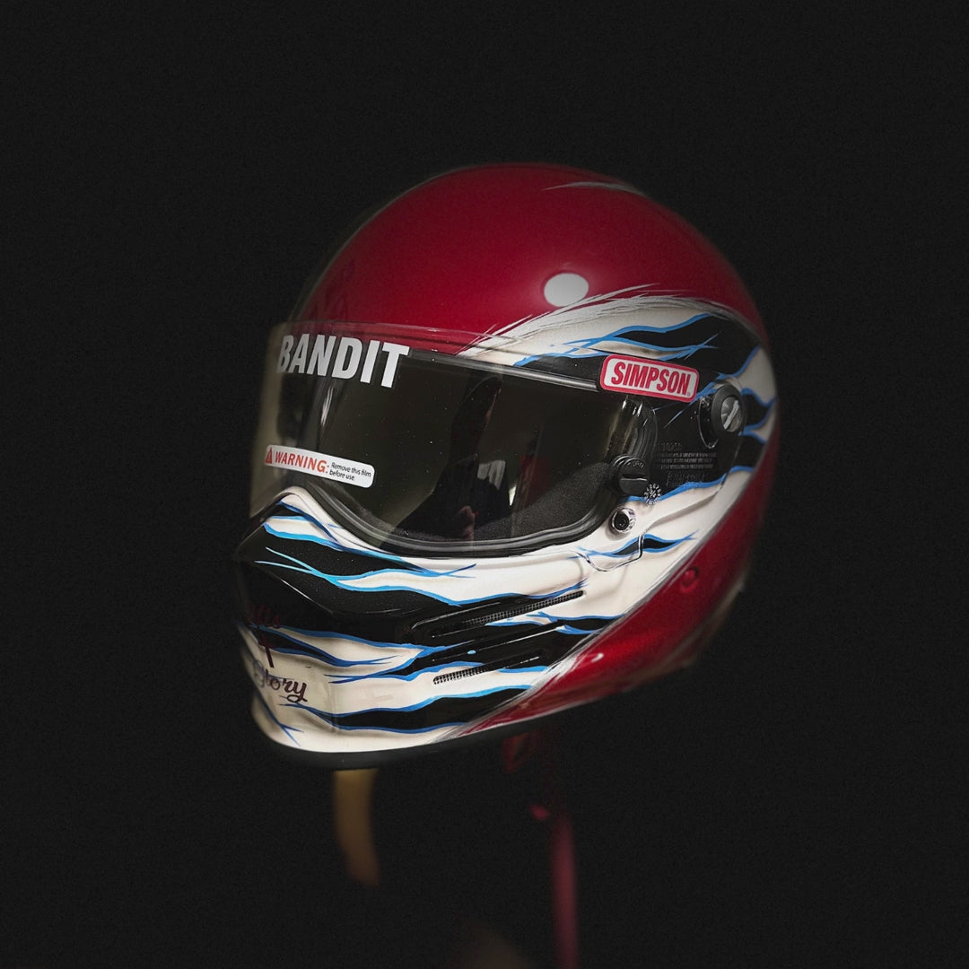 Custom Racing Helmet Design and Paint Service